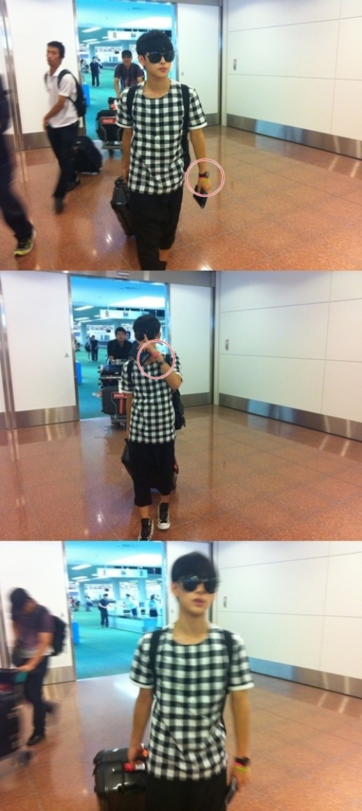 시완 개념 패션, 공항 패션에 등장한 '기부팔찌' 눈길 '개념돌 등극'
