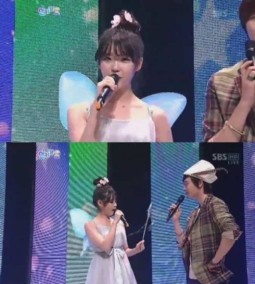 아이유 팅커벨 분장, 요정계 평정한 국민여동생
