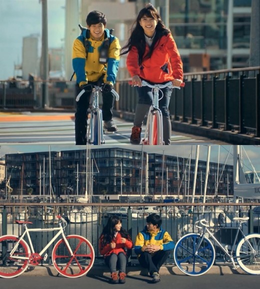 수지-김수현, '풋풋+달달' 저전거 데이트 "옆구리 시려"