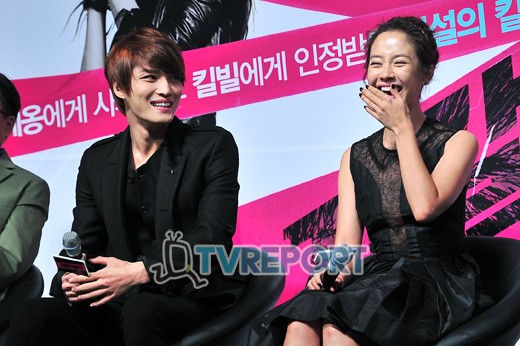 '자칼' 송지효 "김재중, 참 괜찮은 녀석이다"