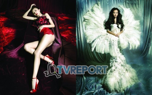 웅대림 붉은요녀 VS 안젤라 베이비 흰색천사 '화보대결'
