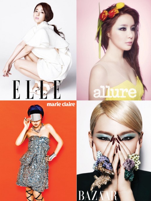 2NE1, 4人4色 매력…누가 제일 예쁘니?
