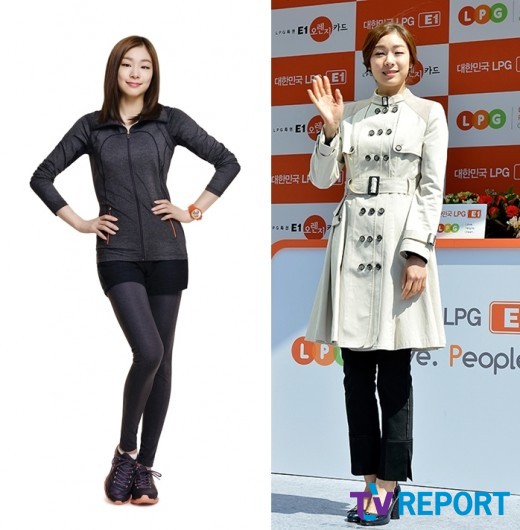 김연아, 쫄쫄이부터 트렌치코트까지…뭘 입어도 황금비율 과시