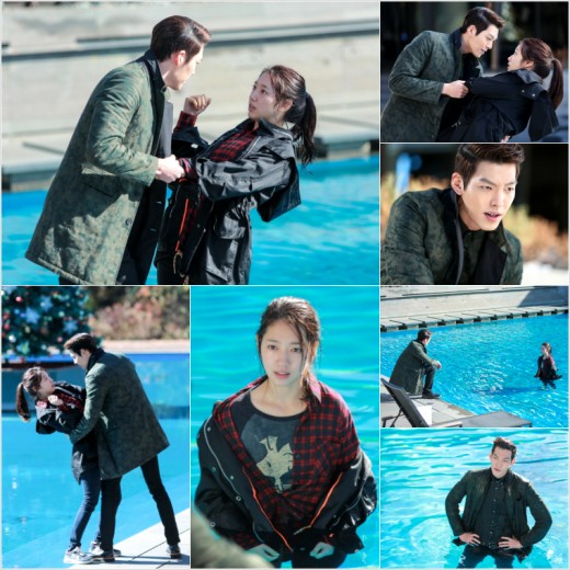 ‘상속자들’ 박신혜·김우빈, 대역 없는 4시간 수중투혼 ‘대단하다’