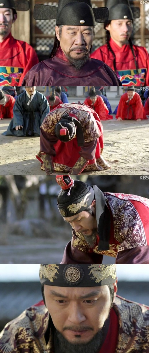 ‘왕의얼굴’ 선조 이성재, 명나라 장수 앞에 무릎 꿇었다