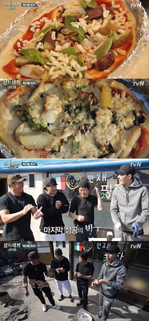 '삼시세끼' 차승원, 초밥이어 해산물피자도 완벽…"진짜 맛있어"