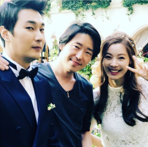 "축하해" 엄기준, 조성윤♥윤소이 결혼식 참석샷
