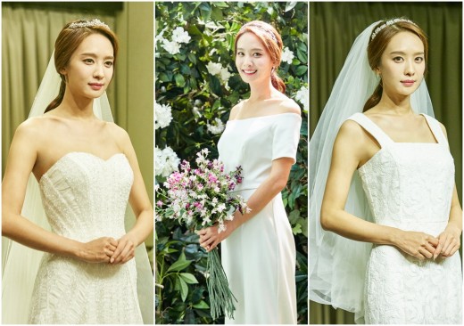 ‘내 남자’ 박정아, 3색 웨딩드레스 자태…숨겨진 사연은?
