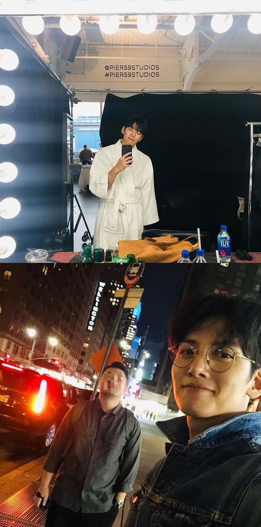 지창욱, 뉴욕 밤거리 빛낸 환상 비주얼