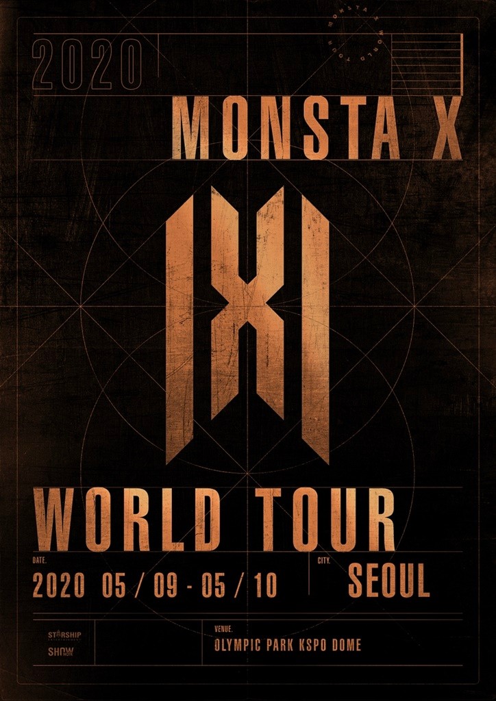 몬스타엑스, 5월 서울 콘서트 개최...2020년 월드투어 시작