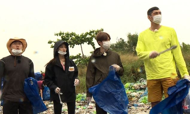 '정글의 법칙' 해양 정화 프로젝트, 현지 언론 '주목'
