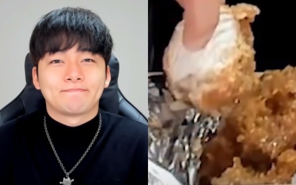 "먹던 치킨+피자 배달왔다"...유튜버 송대익, 또 또 주작 콘텐츠 논란