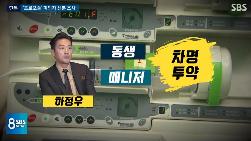 ‘SBS뉴스’ 하정우, 피의자 신분으로 검찰조사 받아.. 프로포폴 불법 투약 의혹