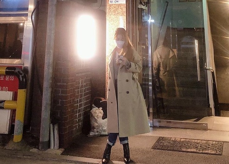 보아, 트렌치코트 입은 가을 여신 "이 계절 너무 좋아"