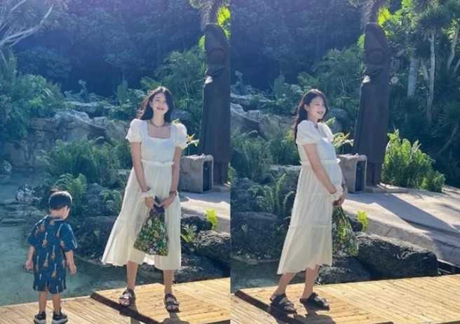 나인뮤지스 문현아, 내년 2월 출산 소식..."곧 오빠가 되는 아이와"