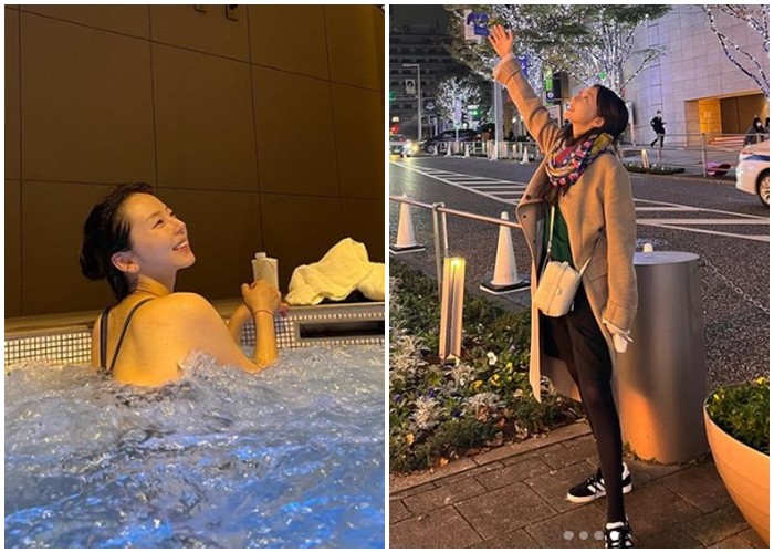 안소희, 과감한 등 노출...시선 강탈 수영복 뒤태