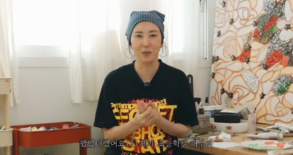 김완선, 미술도 섭렵한 80년대 댄싱퀸 그림 다 팔려... (완선TV)