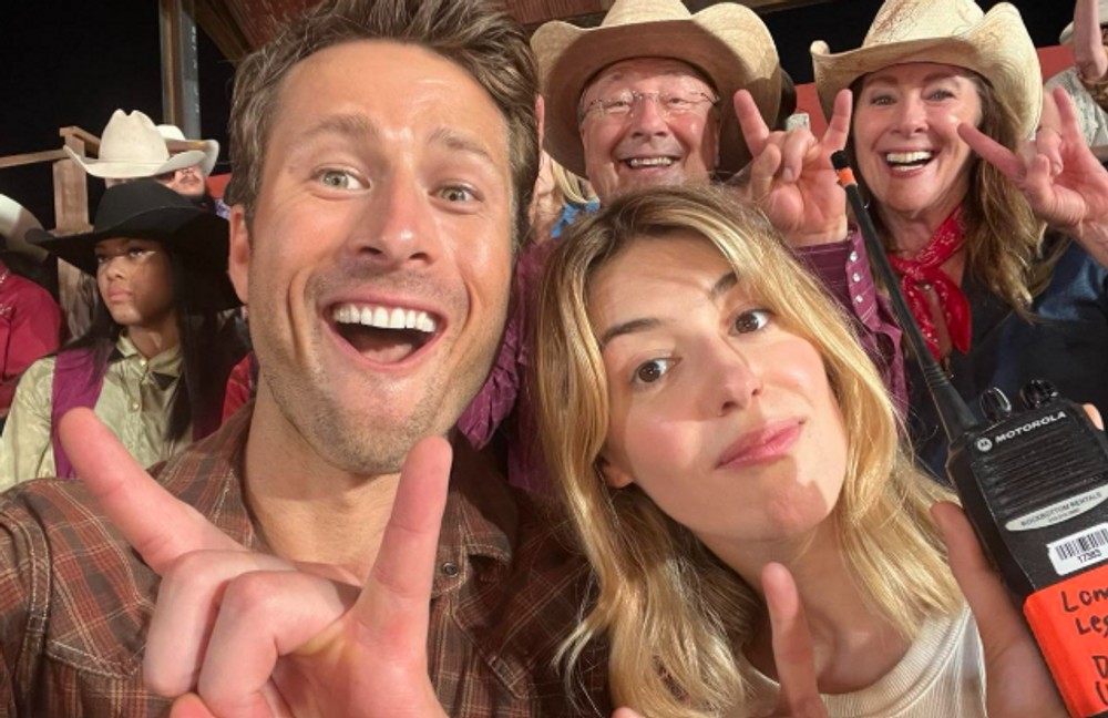 Credit: Glenn Powell, Michelle Randolph, Paramount+ drama 1923