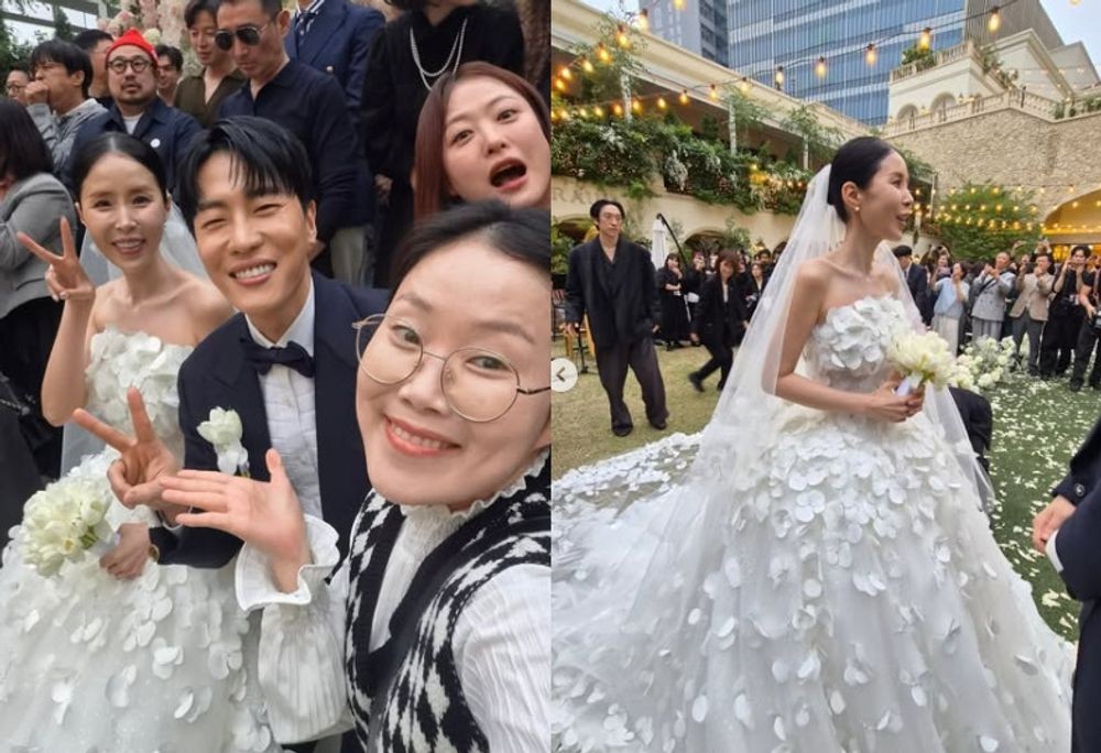신지♥문원 결혼식 현장 어땠나…박슬기 “신랑 눈에 꿀이 뚝뚝” [RE:스타]