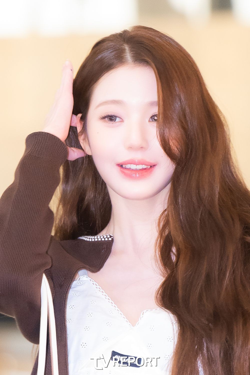 [T포토] 아이브 장원영 ‘모닝 엔젤’