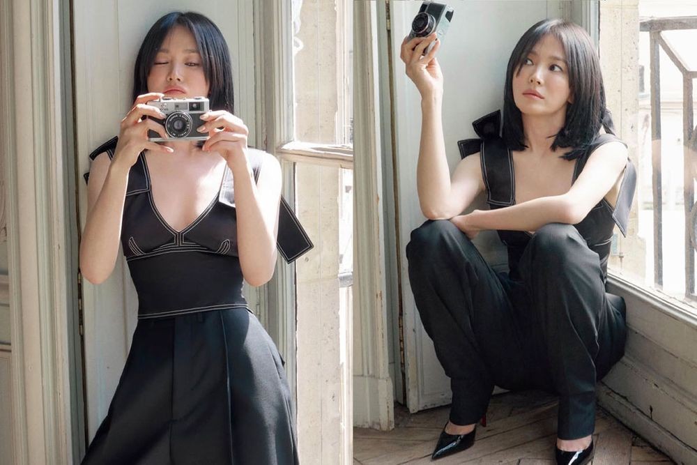 B컷 맞아?…’44세’ 송혜교, 개미 허리+냉동 미녀 비주얼로 란제리룩 완벽 소화 [RE:스타]