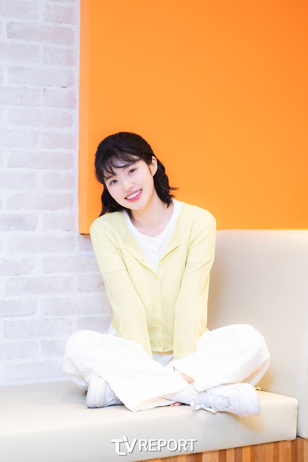 [T포토] 최지수 ‘미소에 녹는다’