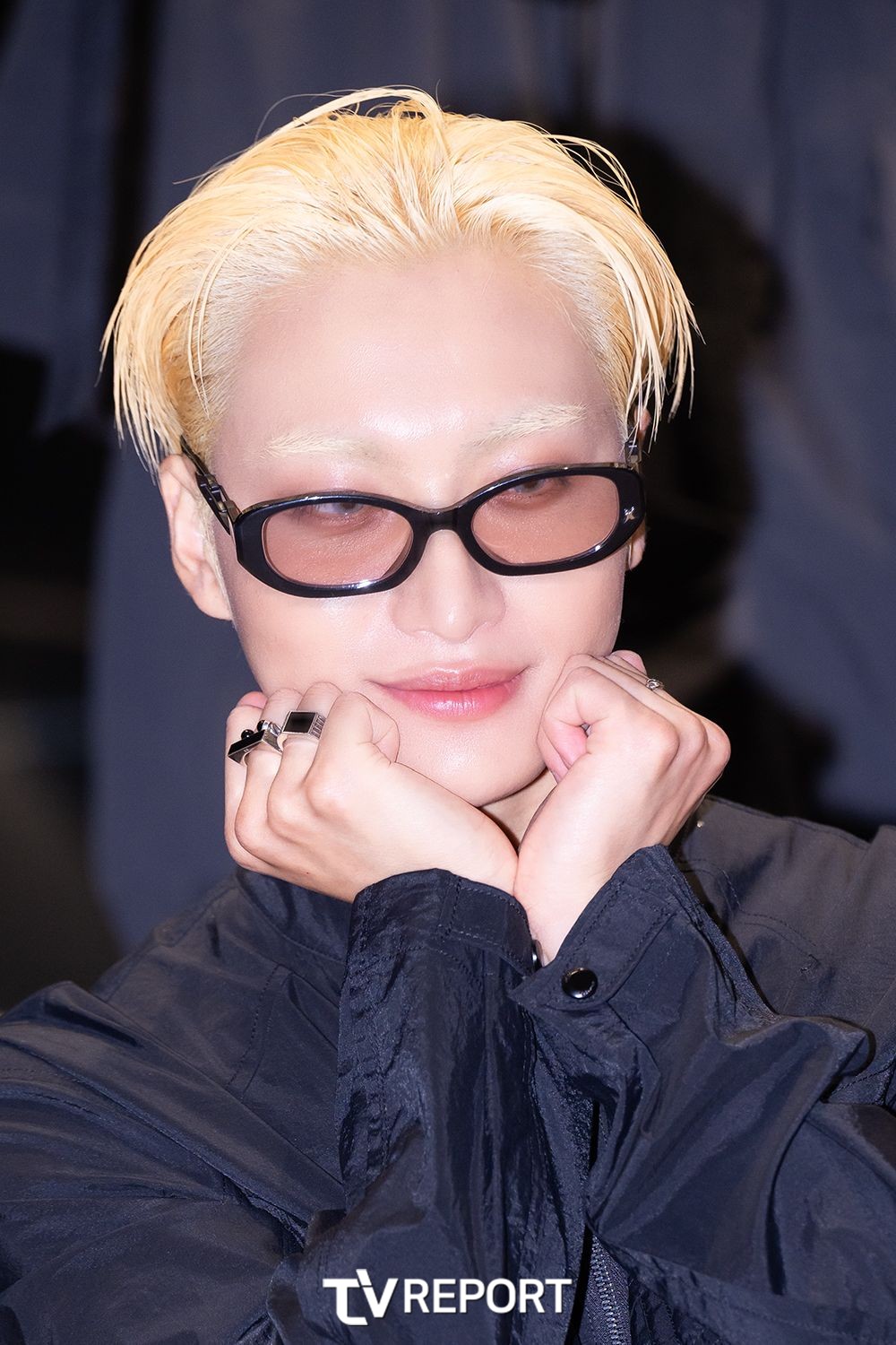 [T포토] 에이티즈 성화 ‘볼찌빵하는 떵별이’