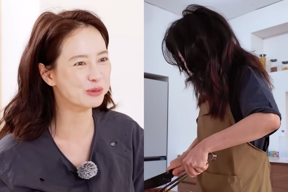 송지효, ‘옷에는 구멍→지저분한 산발’ 요리…”진짜 심각” 팬들 아우성