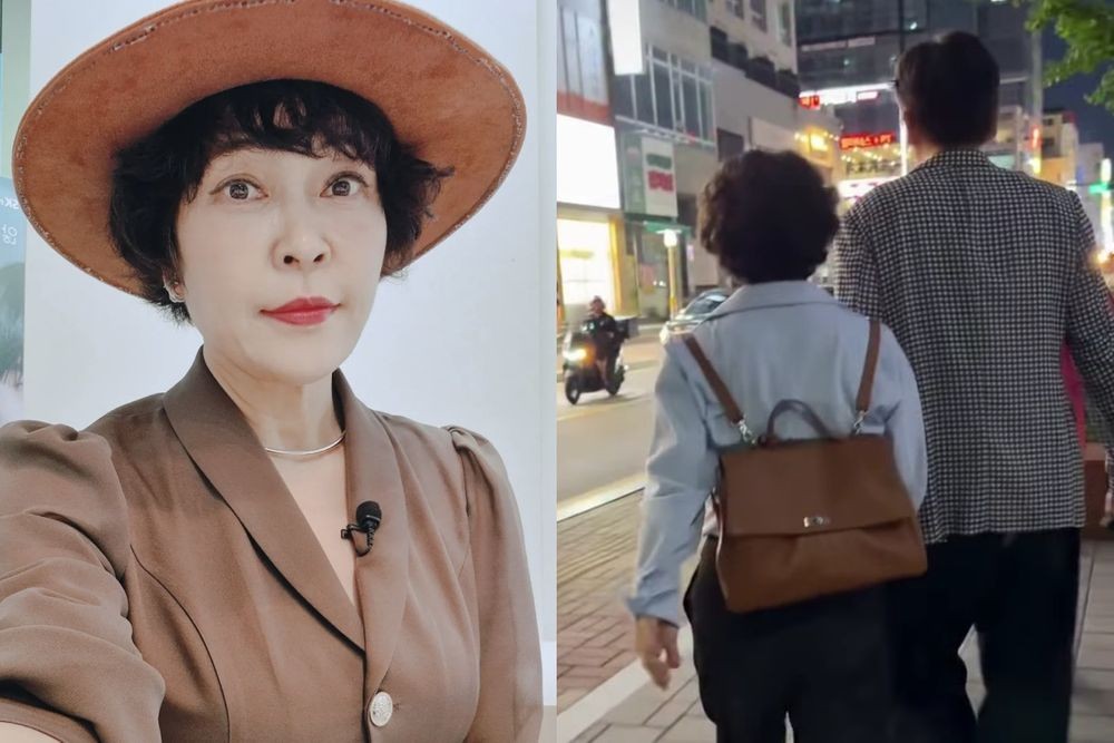조혜련, ♥2살 연하 남편과 달달한 투샷…조수연 “앞모습 더 멋져”
