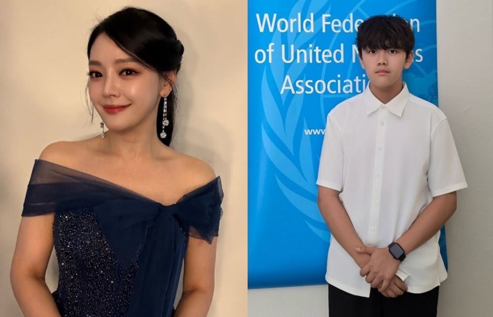 김소현♥손준호, 자식농사 대박.. 상위 0.1% 영재 子, 청소년 대표로 UN 영어 스피치