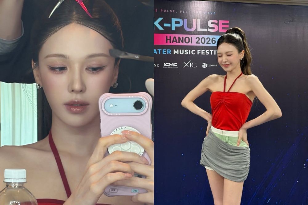 “합성인 줄” 웬디, 아찔한 쇄골에 한줌 허리…팬들 철렁한 ‘뼈말라’ 근황 공개 [RE:스타]