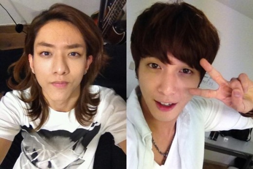 씨엔블루 정용화 이정신, 초근접 깜찍 셀카 공개 '큐티'