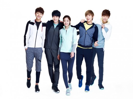 씨엔블루, 김연아 새 파트너 낙점 '프로스펙스 W' 광고 모델 발탁