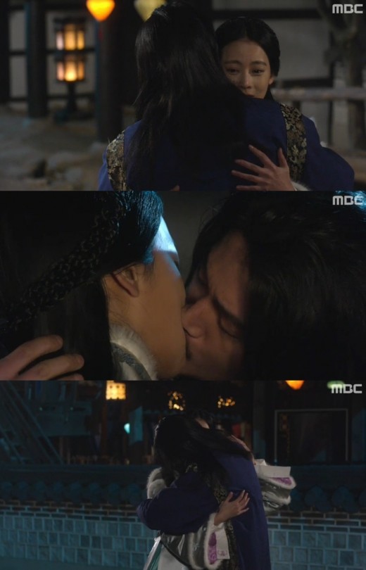 '빛나거나미치거나' 장혁-오연서, 눈물의 작별 키스 '애틋'
