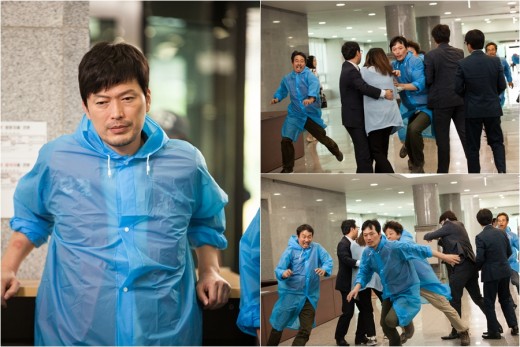 '어셈블리' 정재영, 사상초유의 국회난입 '긴장감+비장미'