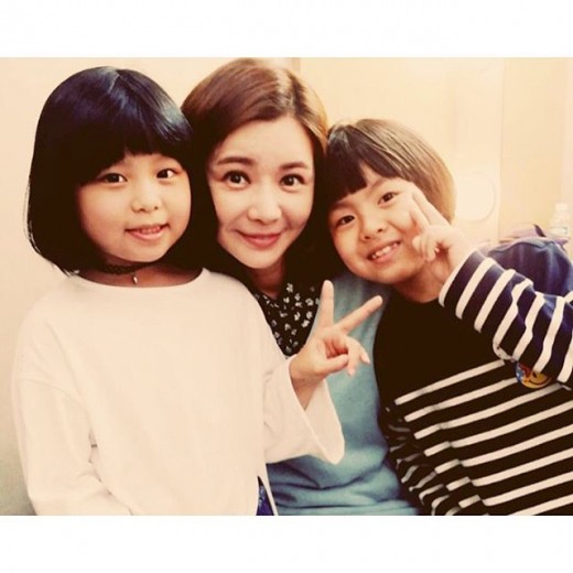 '엄마' 장서희, 촬영 현장 모습 '다정한 분위기'