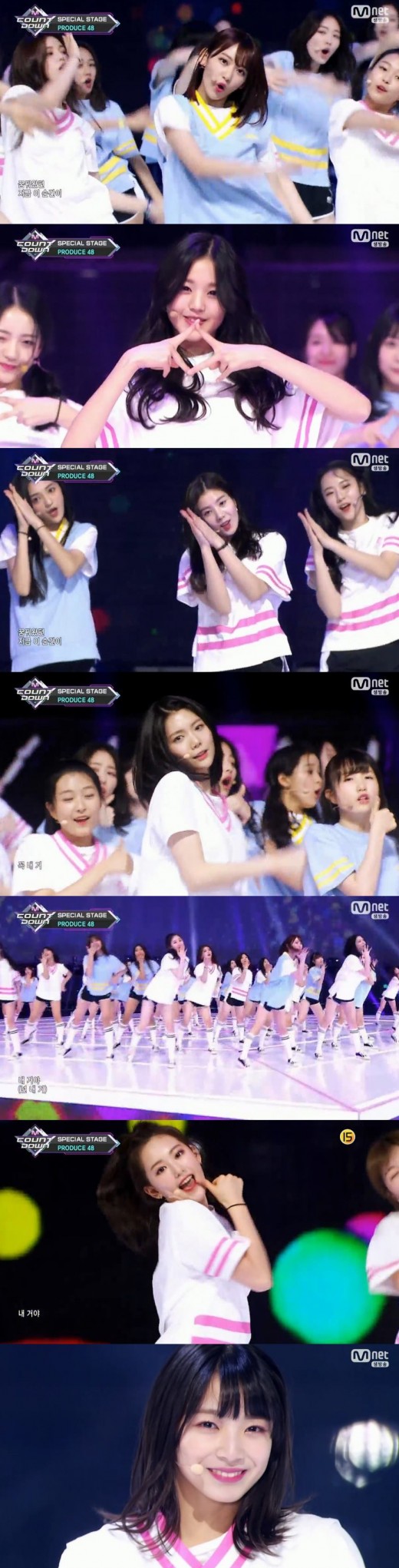 '엠카' 프로듀스48, 96명 소녀들 재출격…미야와키 사쿠라 센터